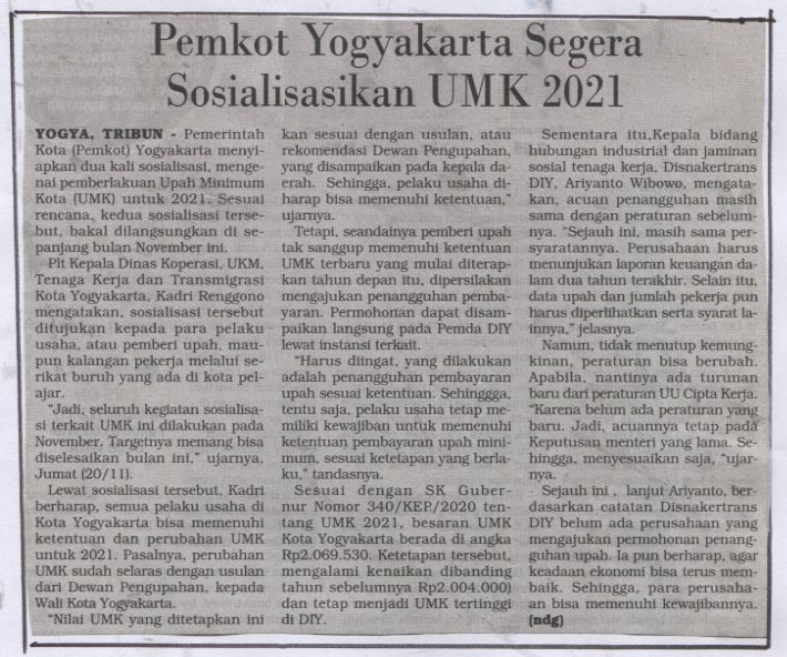 Kliping jogja terbaru