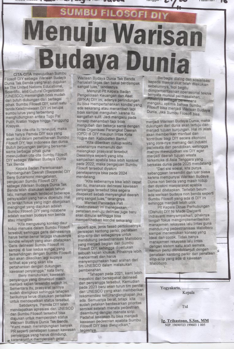 Kliping jogja terbaru