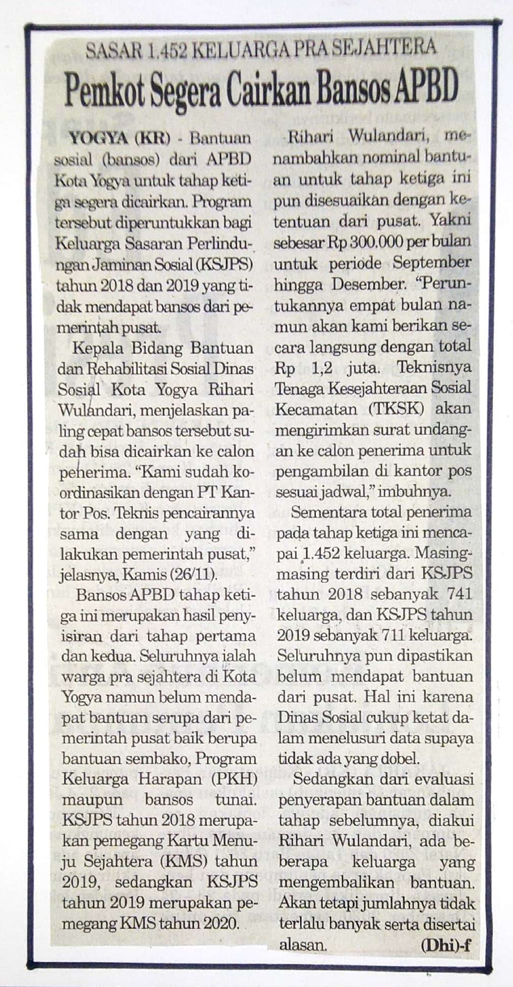Kliping jogja terbaru