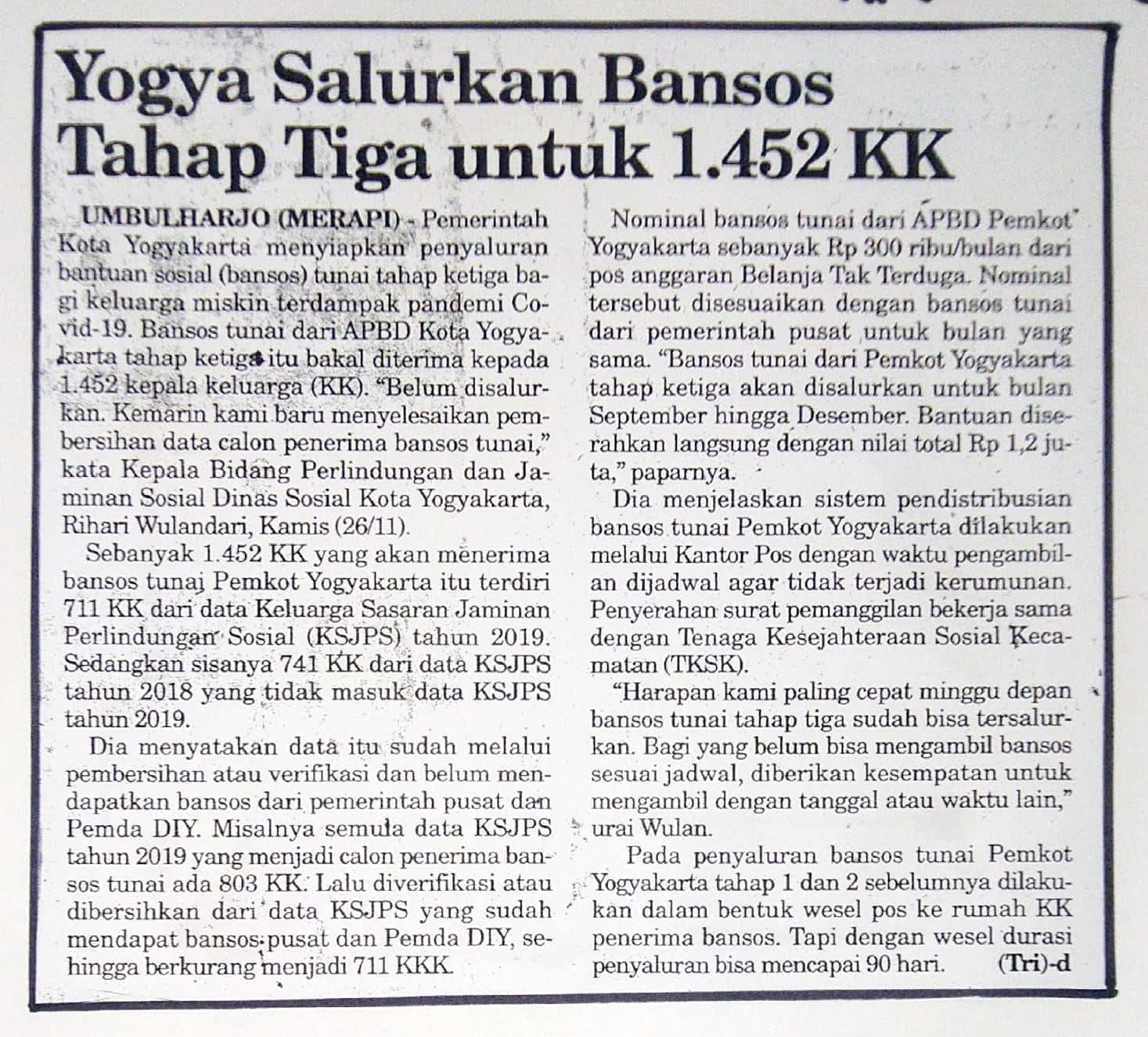 Kliping jogja terbaru