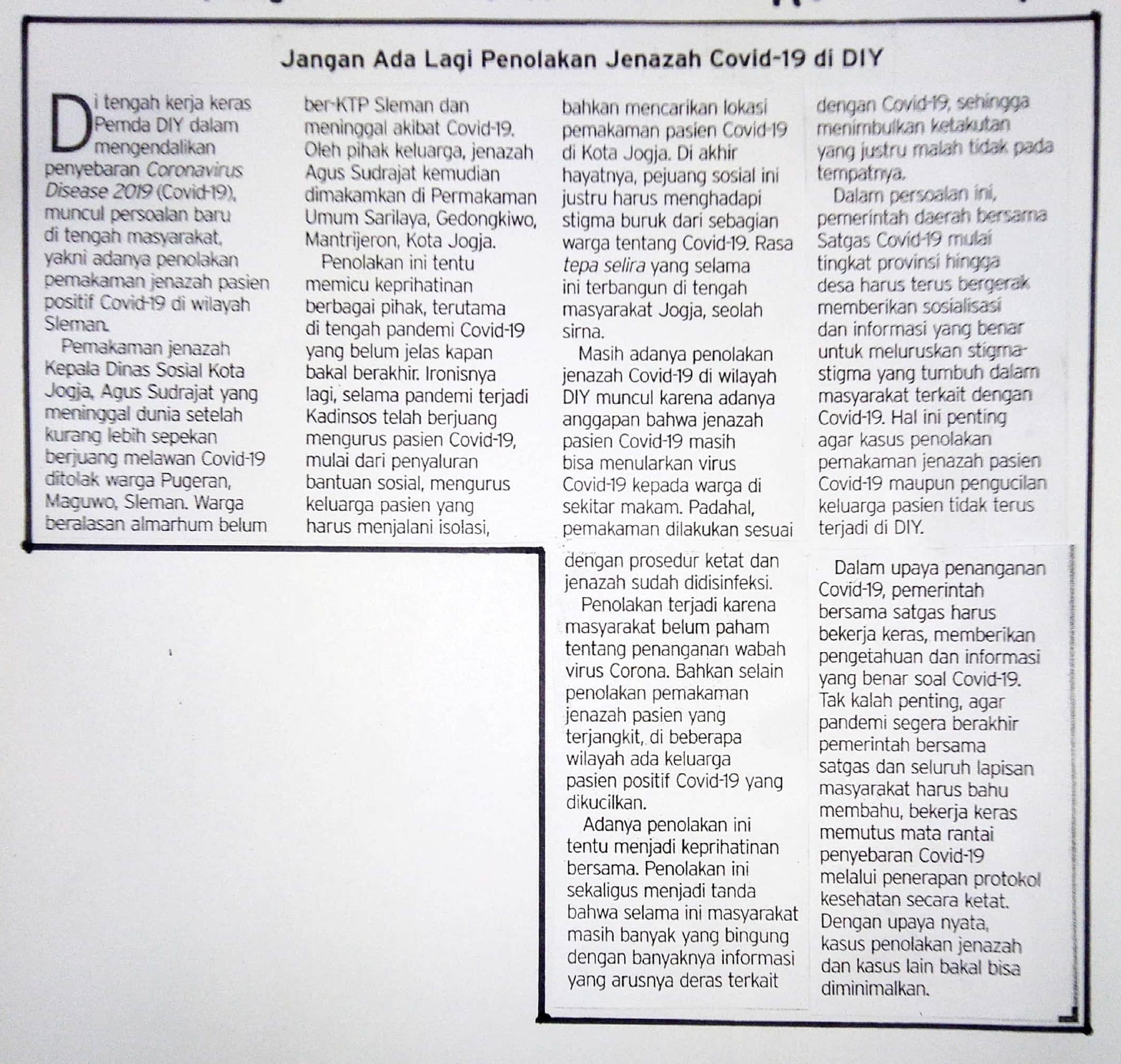 Kliping jogja terbaru