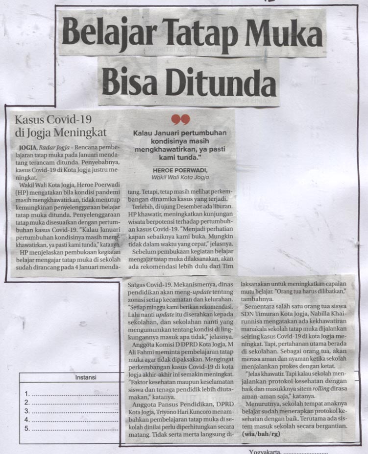 Kliping jogja terbaru