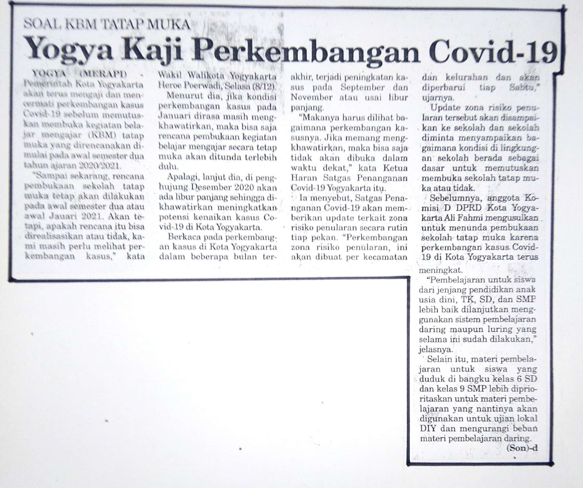 Kliping jogja terbaru