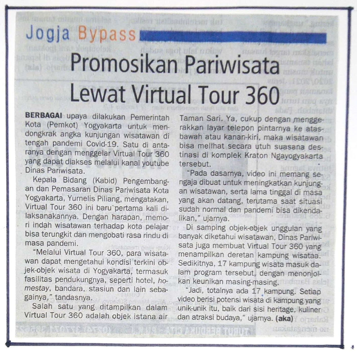 Kliping jogja terbaru
