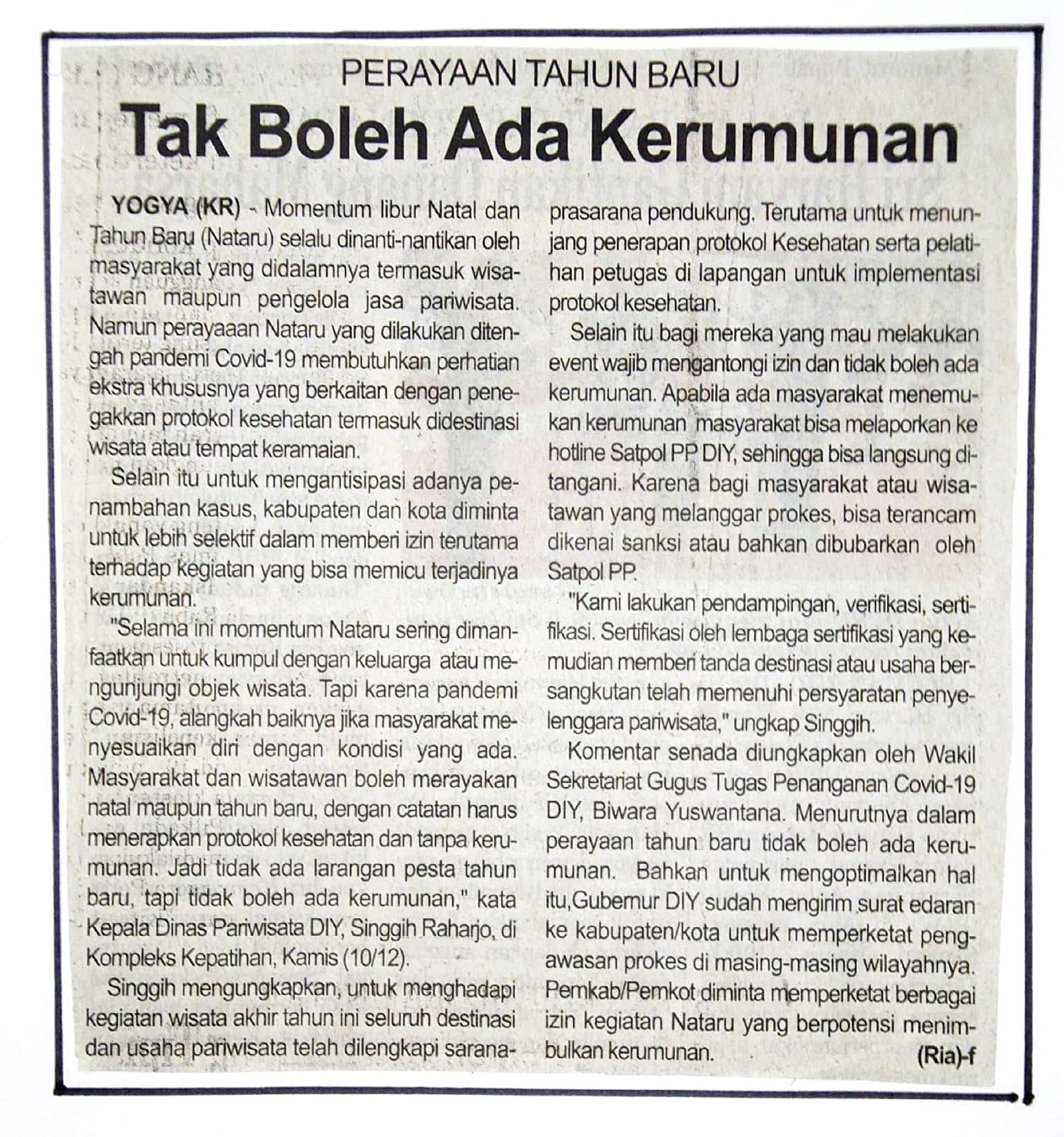 Kliping jogja terbaru