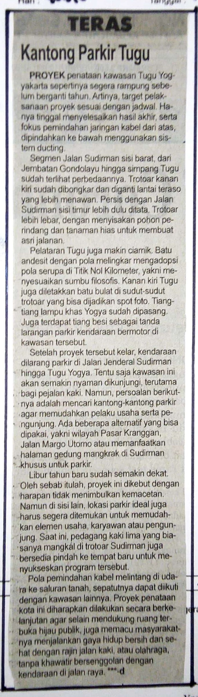 Kliping jogja terbaru