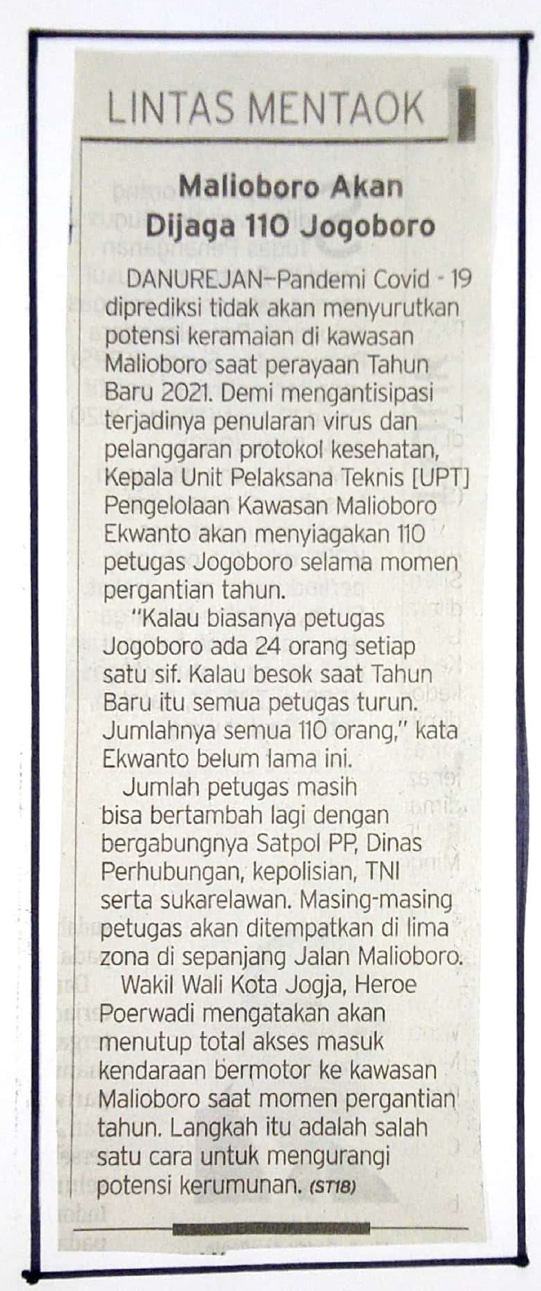Kliping jogja terbaru