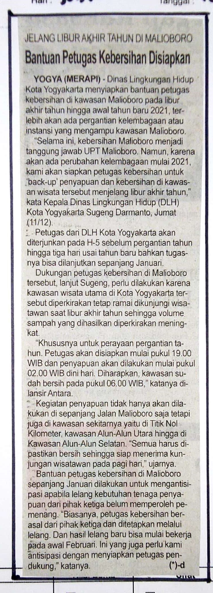 Kliping jogja terbaru
