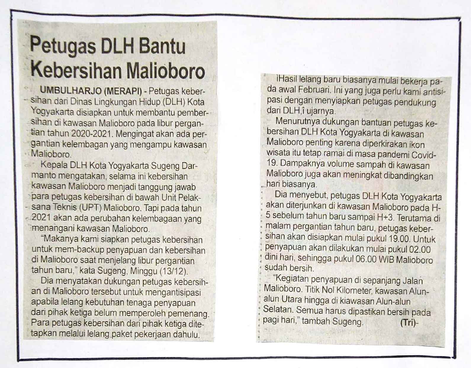 Kliping jogja terbaru