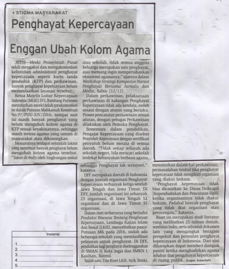Kliping jogja terbaru