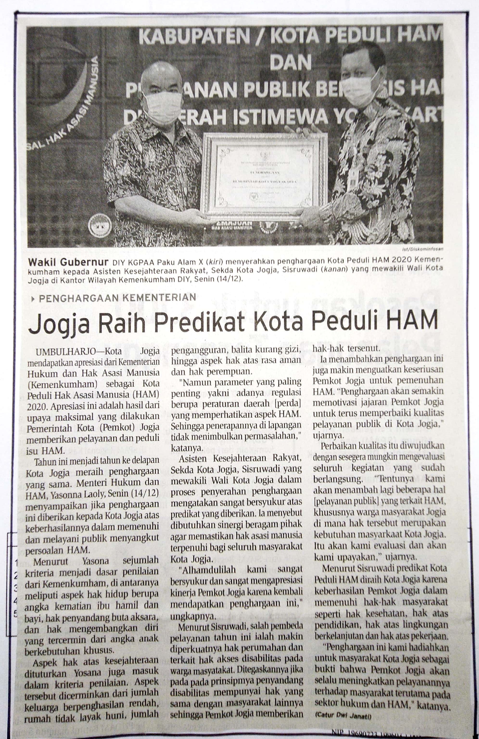 Kliping jogja terbaru