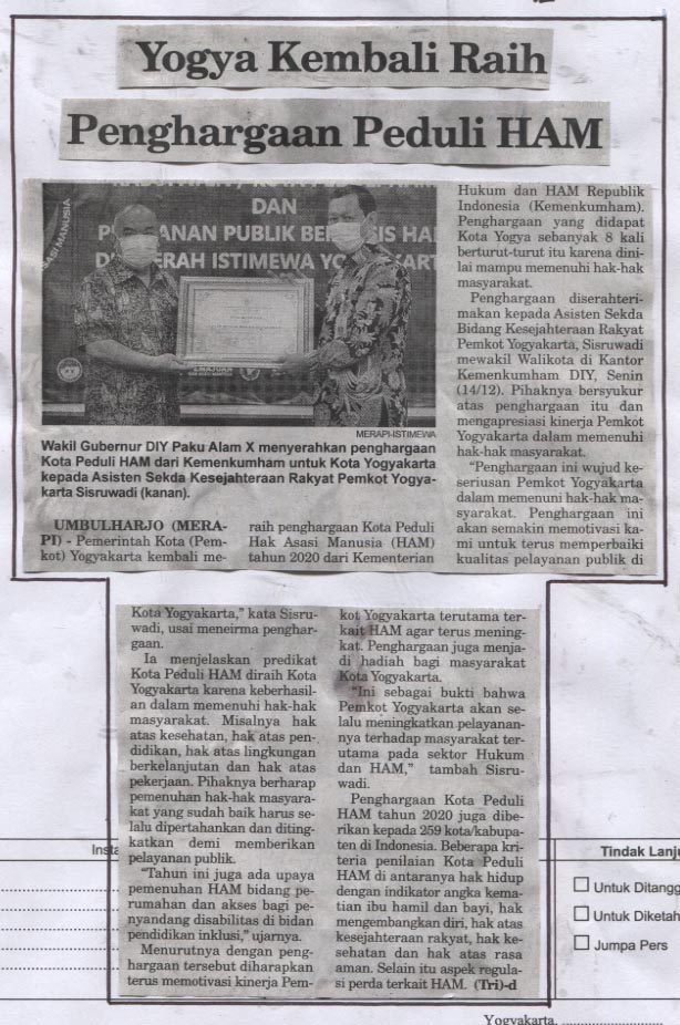 Kliping jogja terbaru