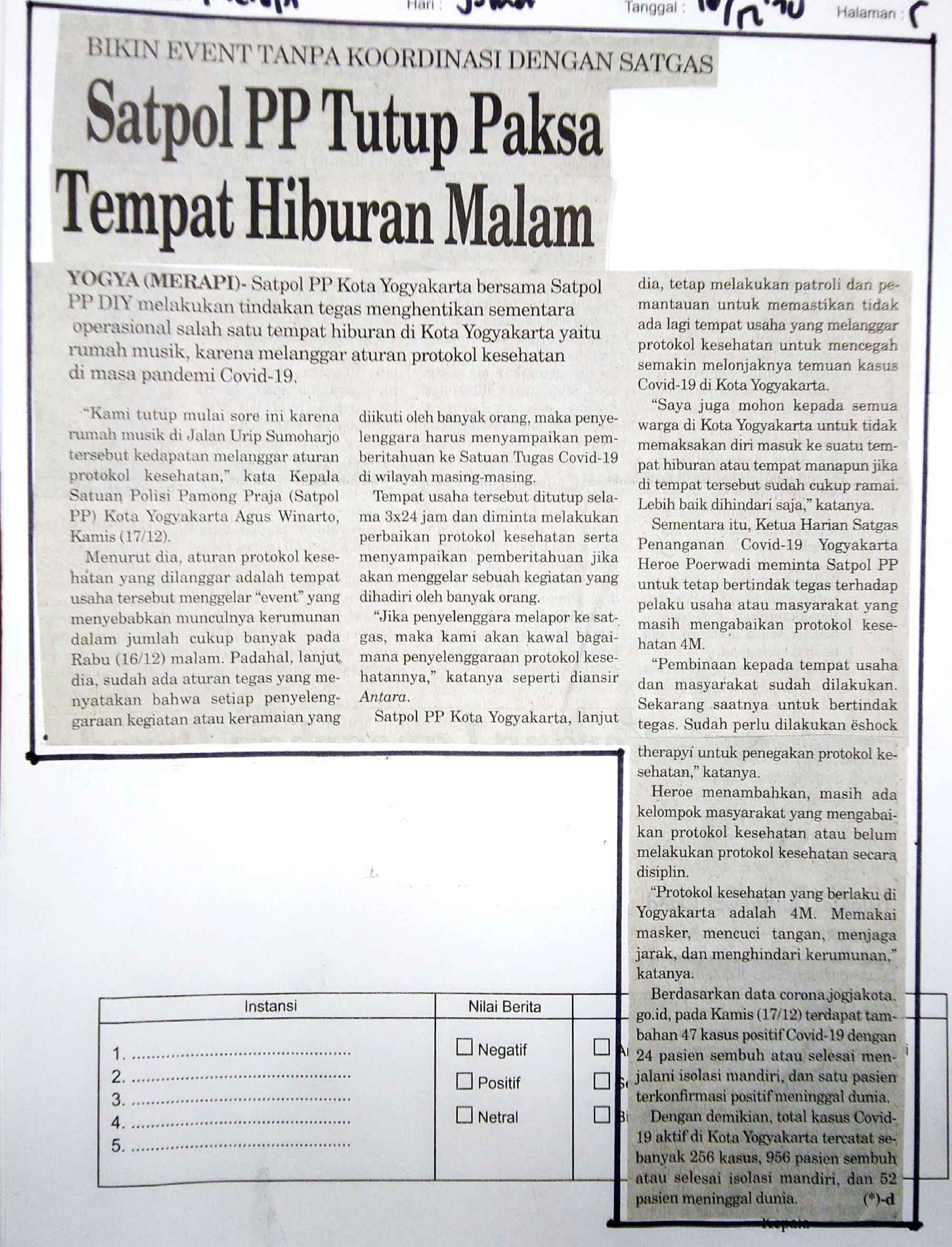 Kliping jogja terbaru