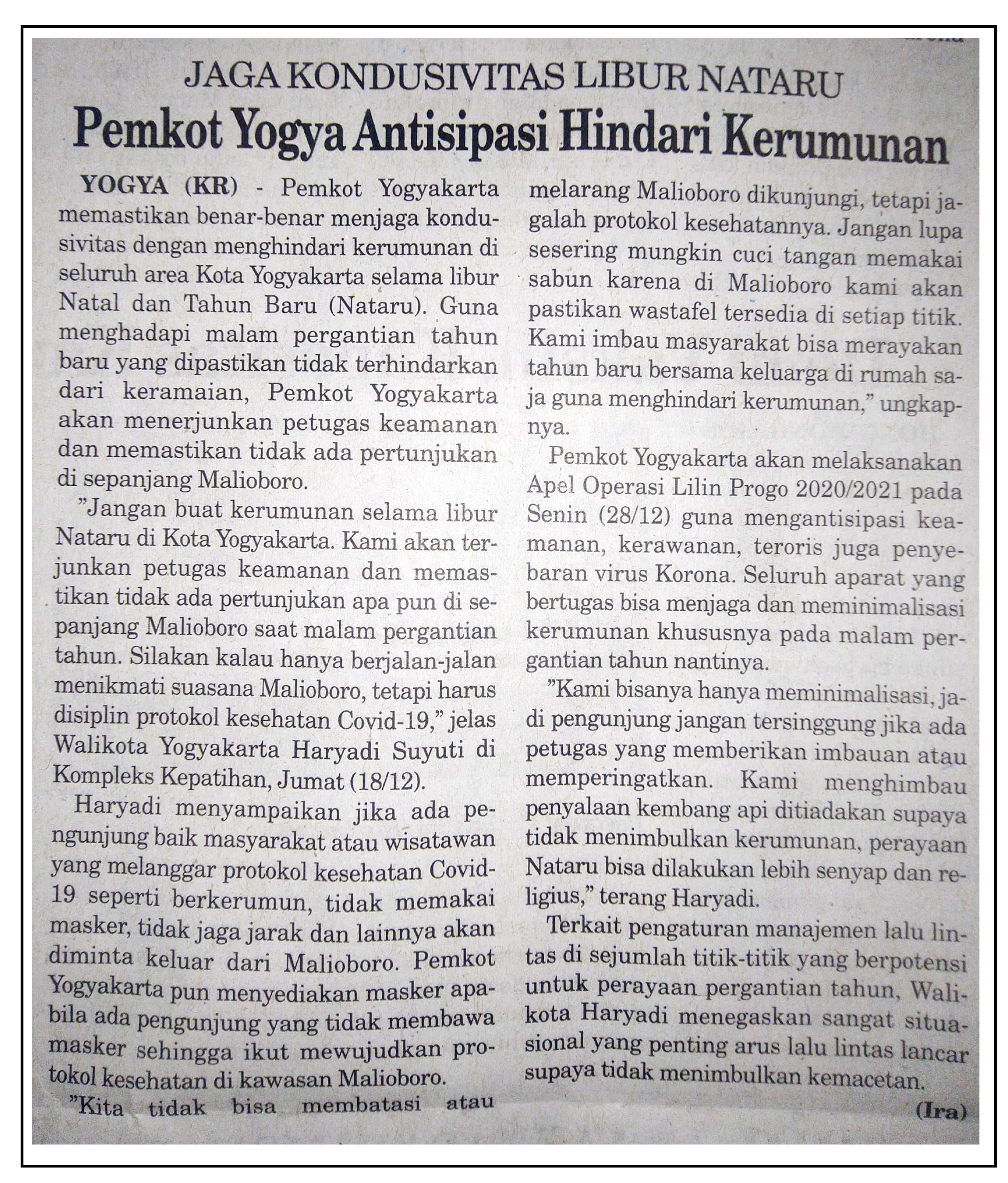 Kliping jogja terbaru