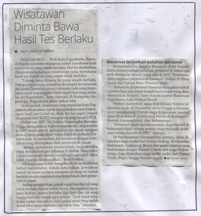 Kliping jogja terbaru