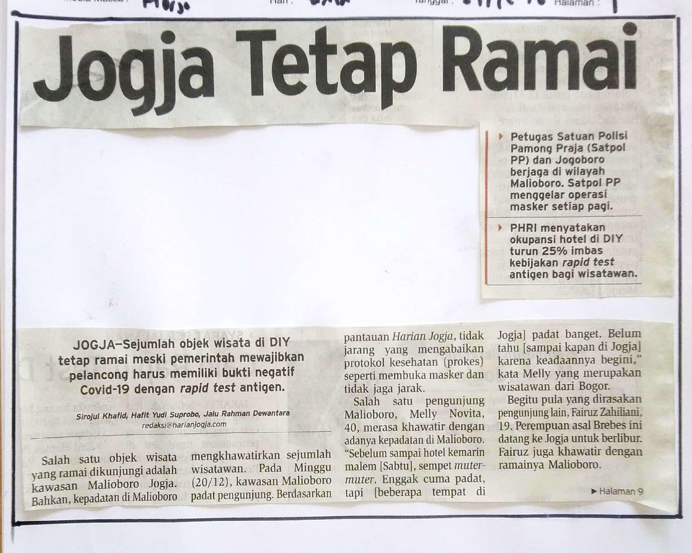 Kliping jogja terbaru