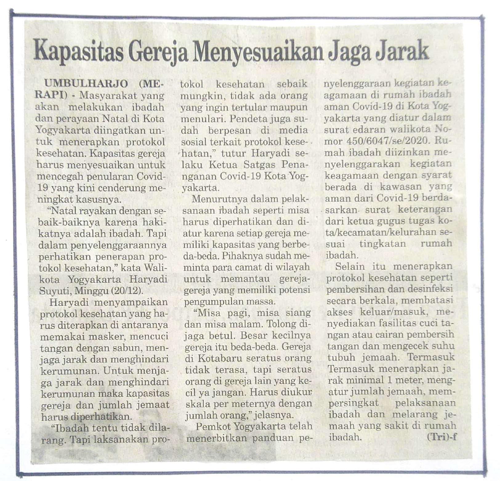 Kliping jogja terbaru