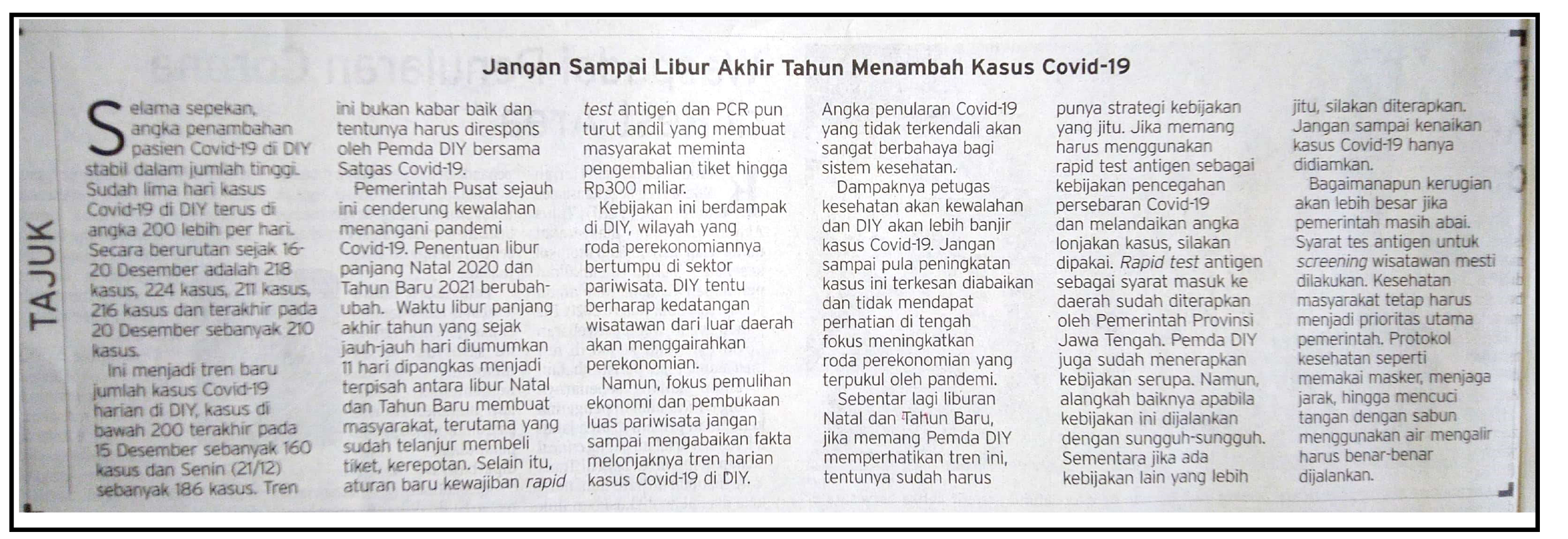 Kliping jogja terbaru