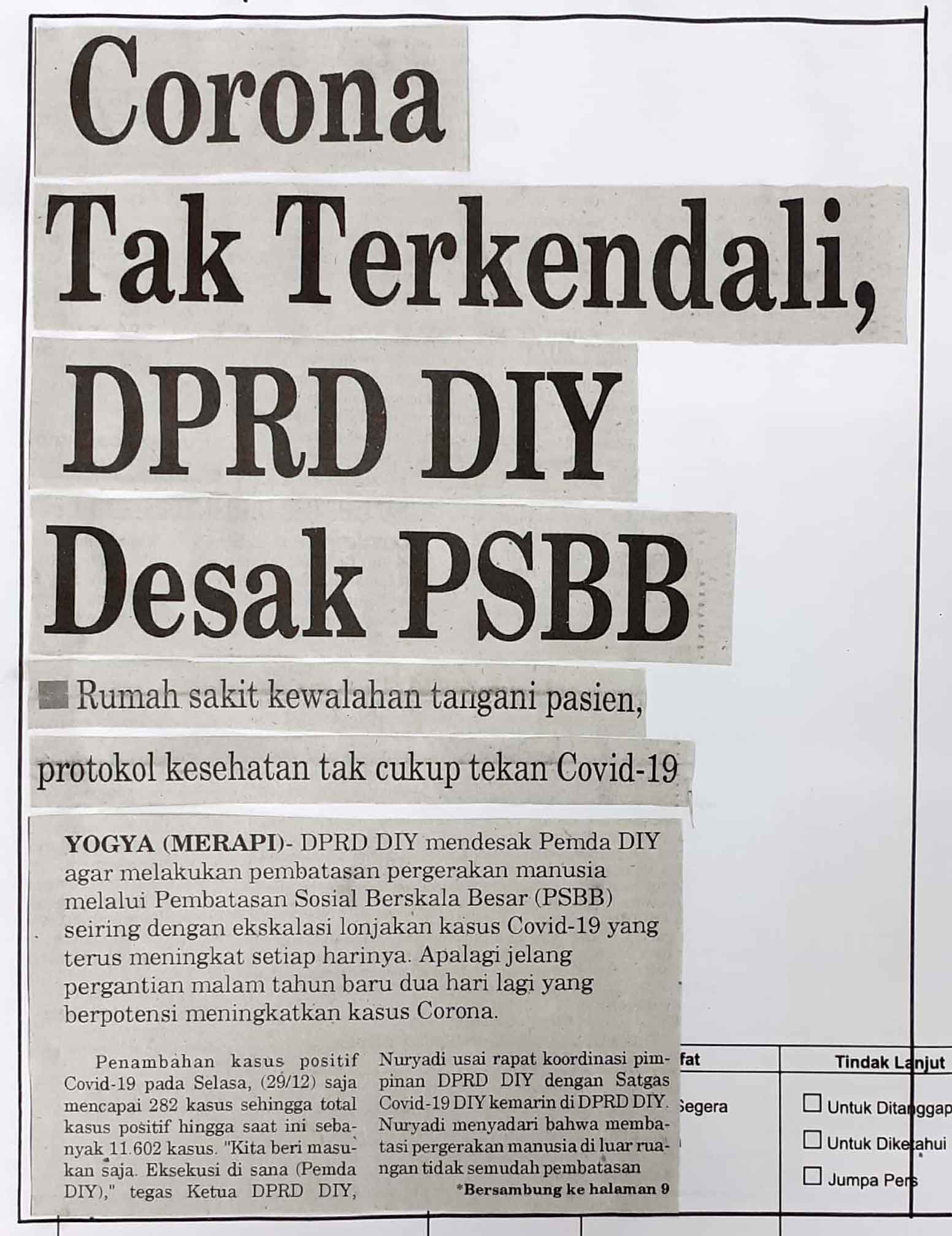 Kliping jogja terbaru