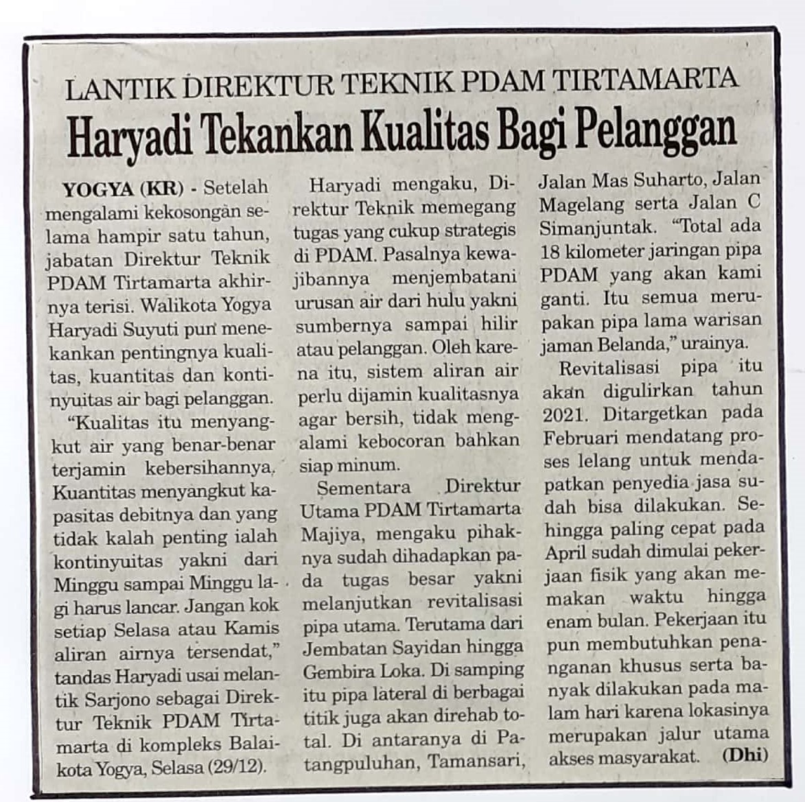 Kliping jogja terbaru