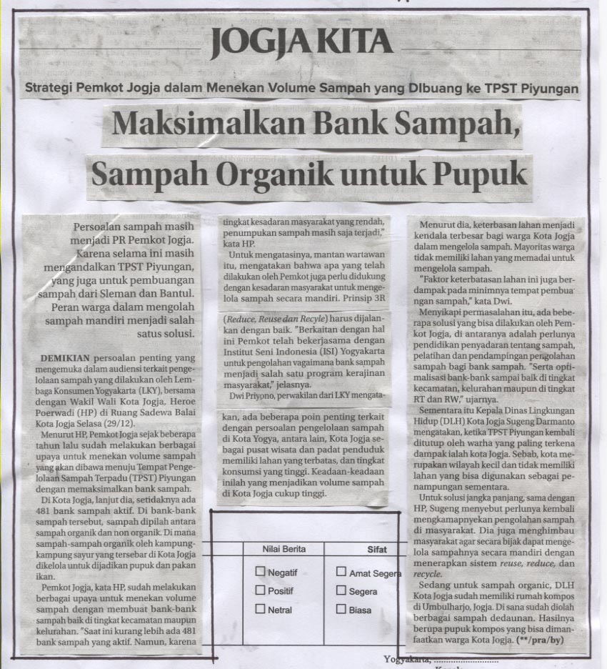 Kliping jogja terbaru