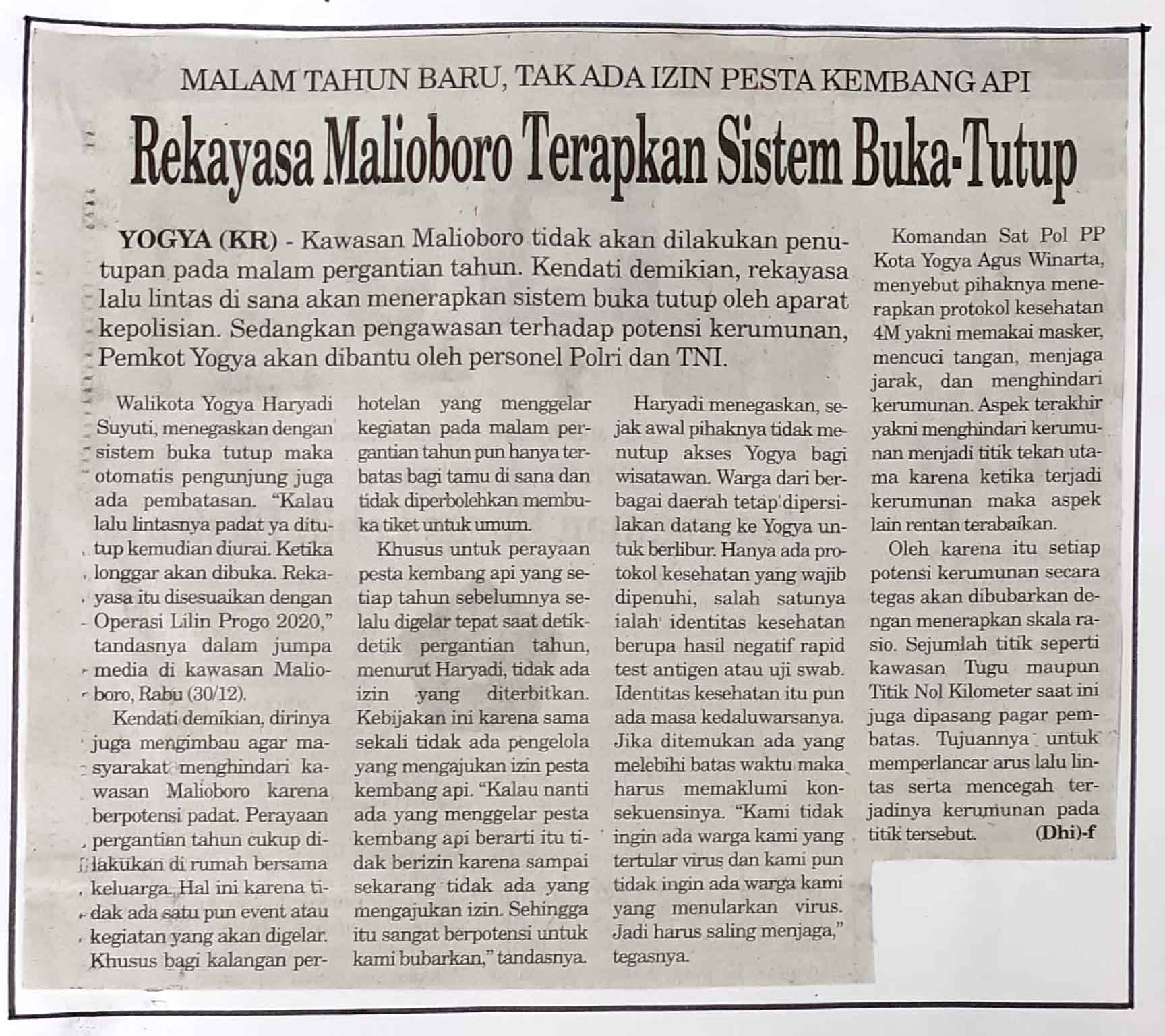 Kliping jogja terbaru