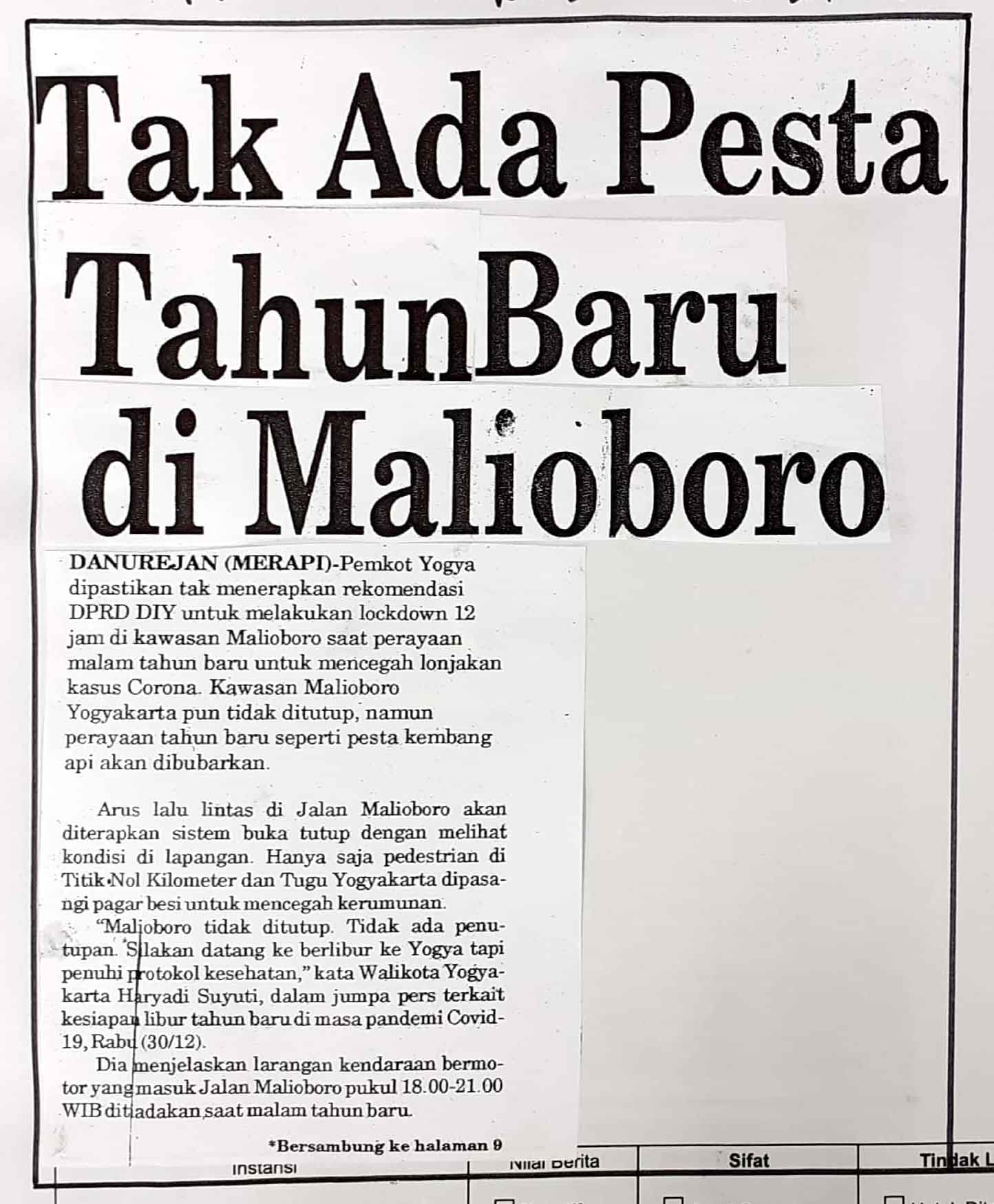 Kliping jogja terbaru