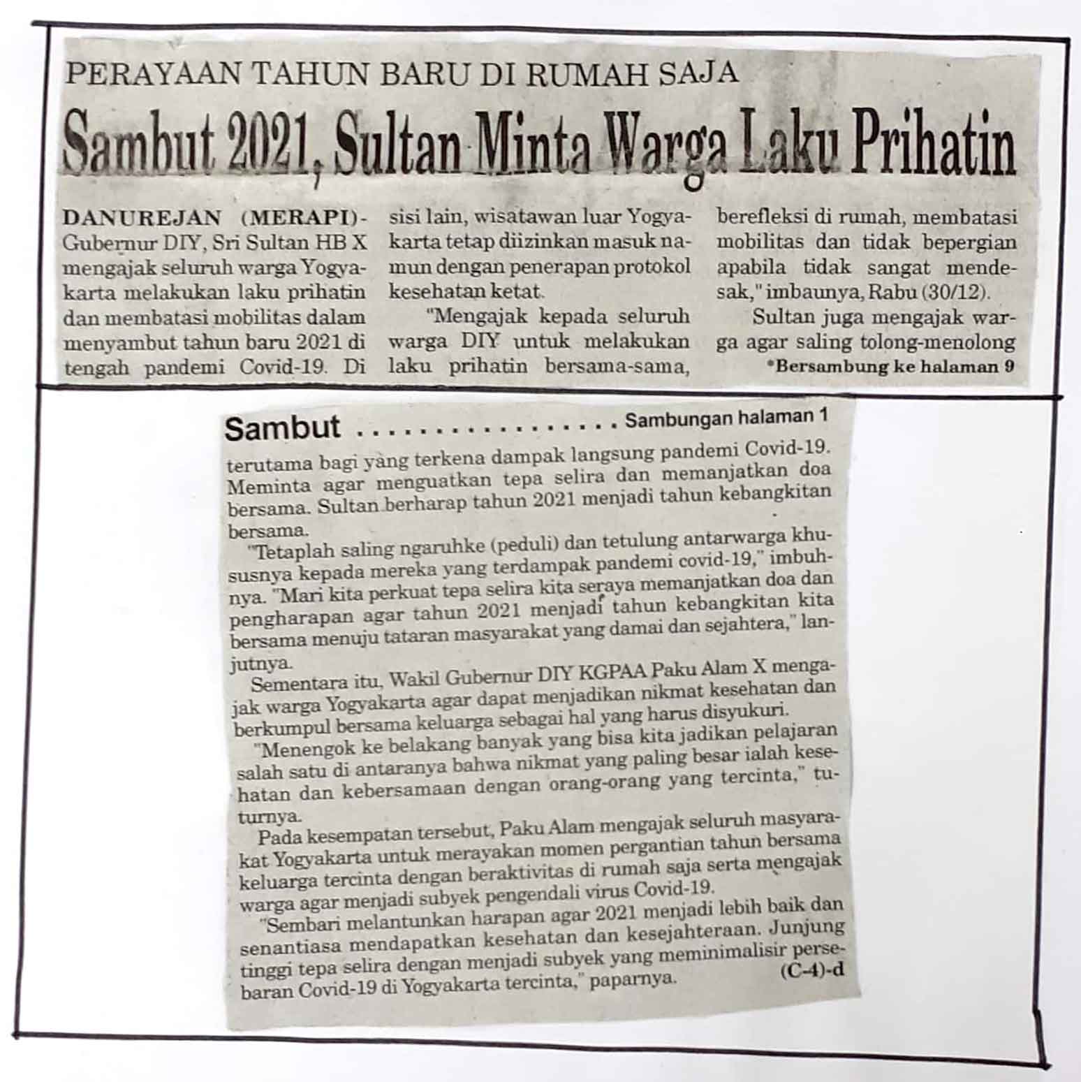 Kliping jogja terbaru
