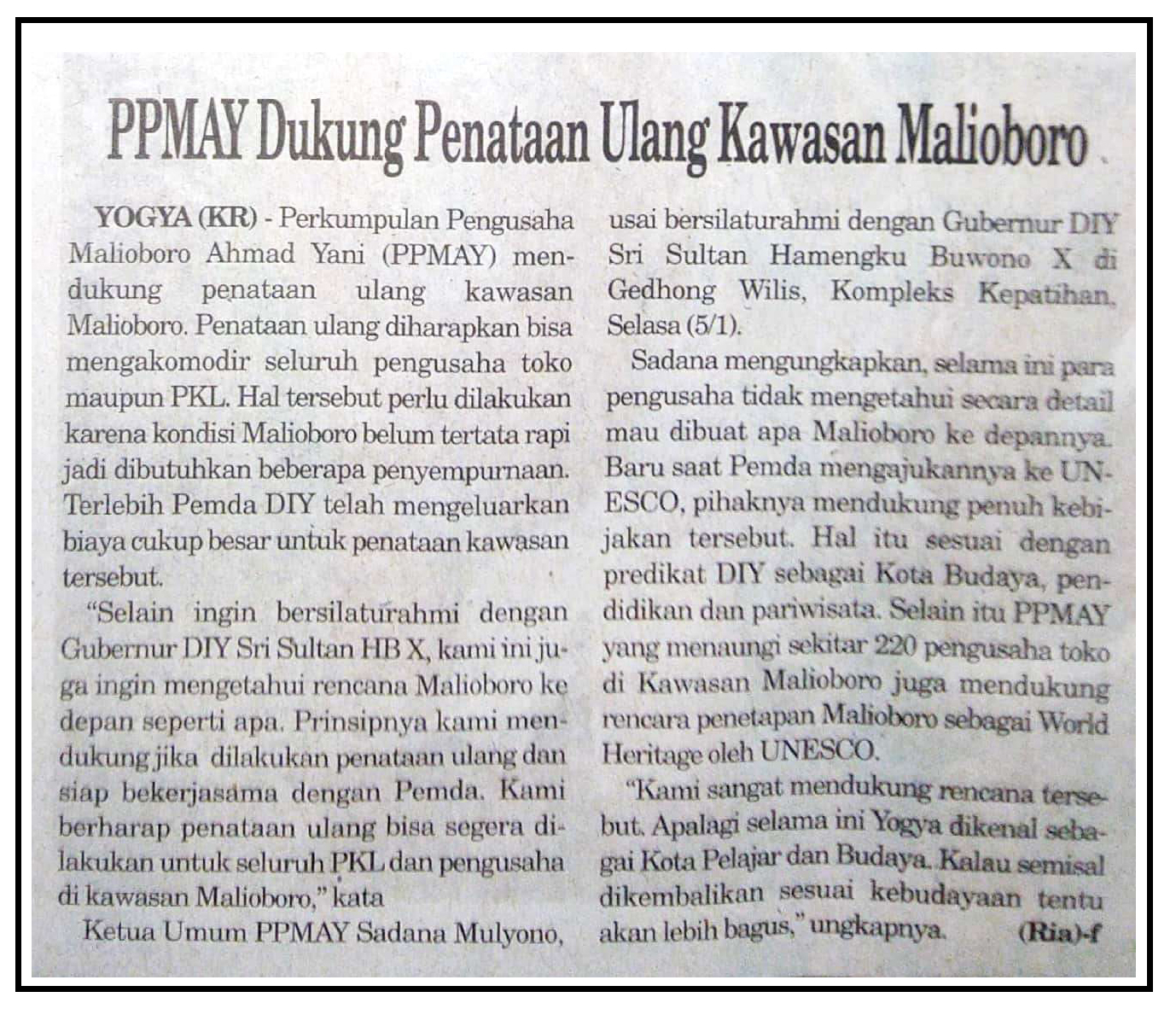 Kliping jogja terbaru