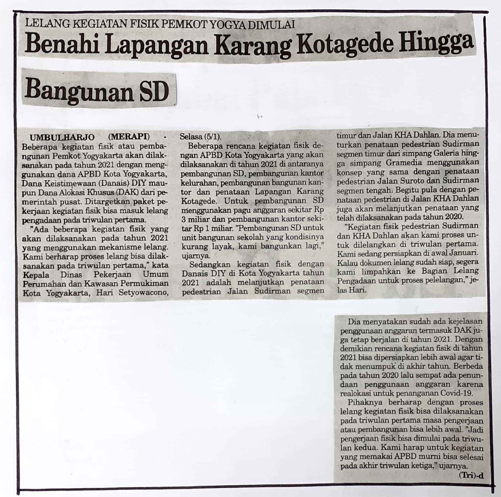 Kliping jogja terbaru