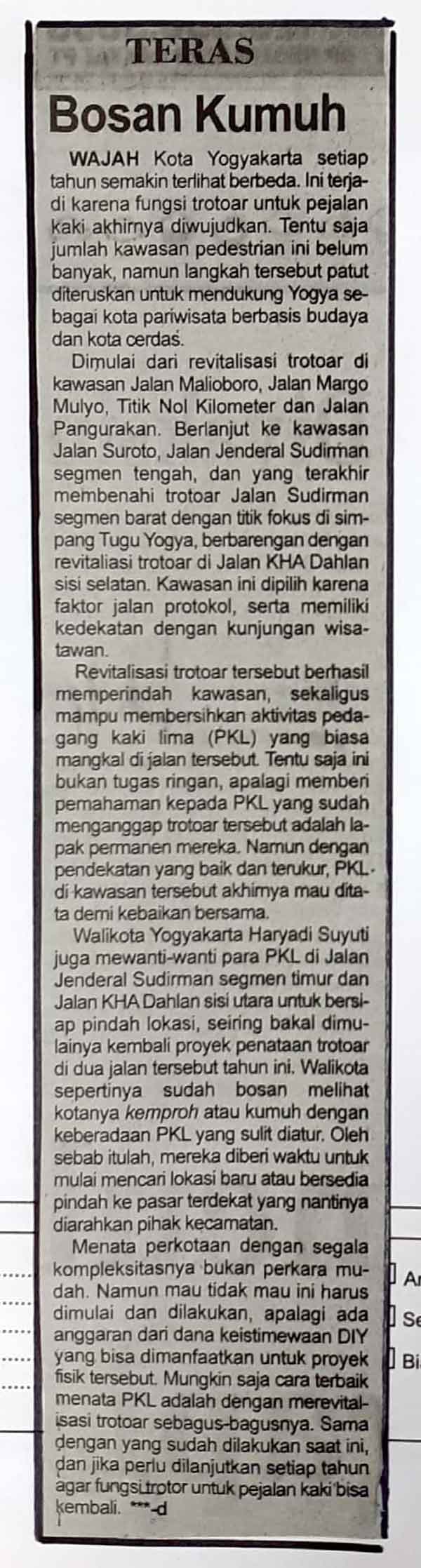 Kliping jogja terbaru