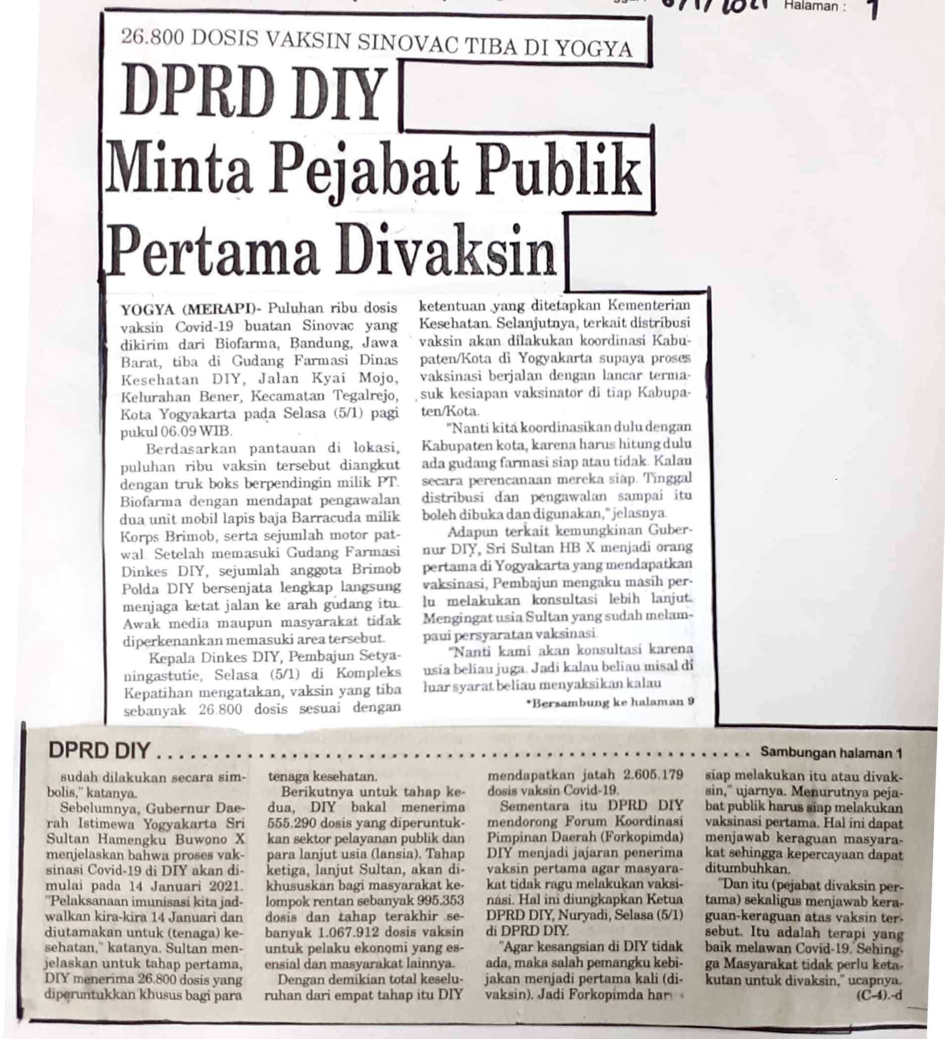 Kliping jogja terbaru
