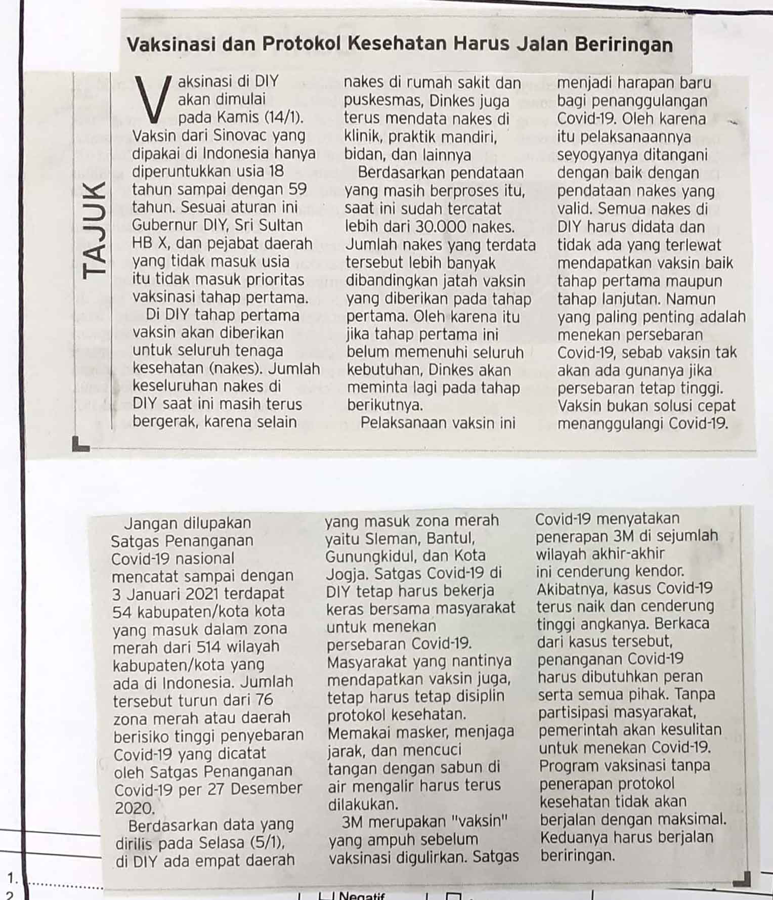 Kliping jogja terbaru