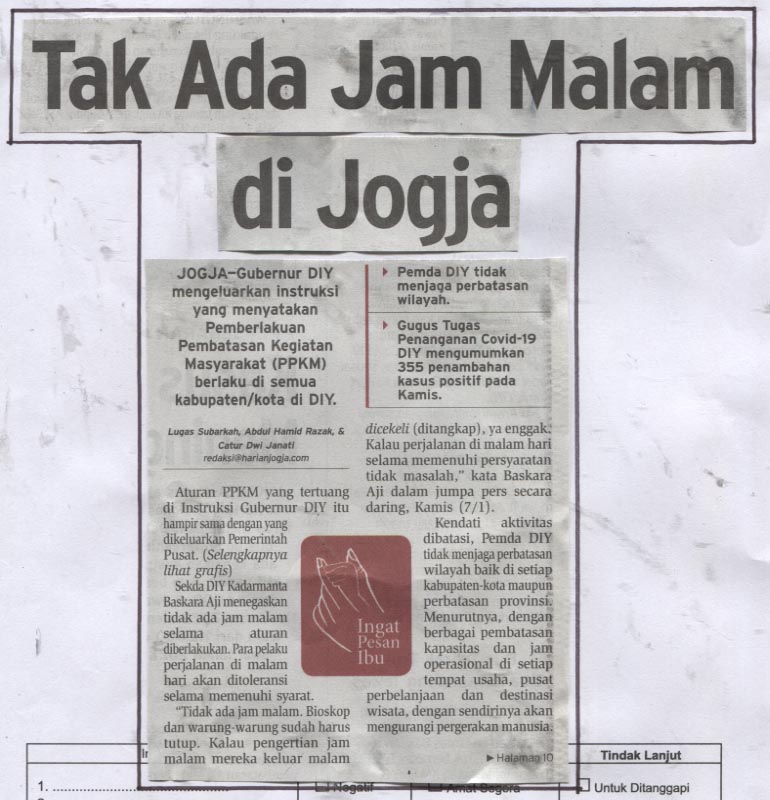 Kliping jogja terbaru