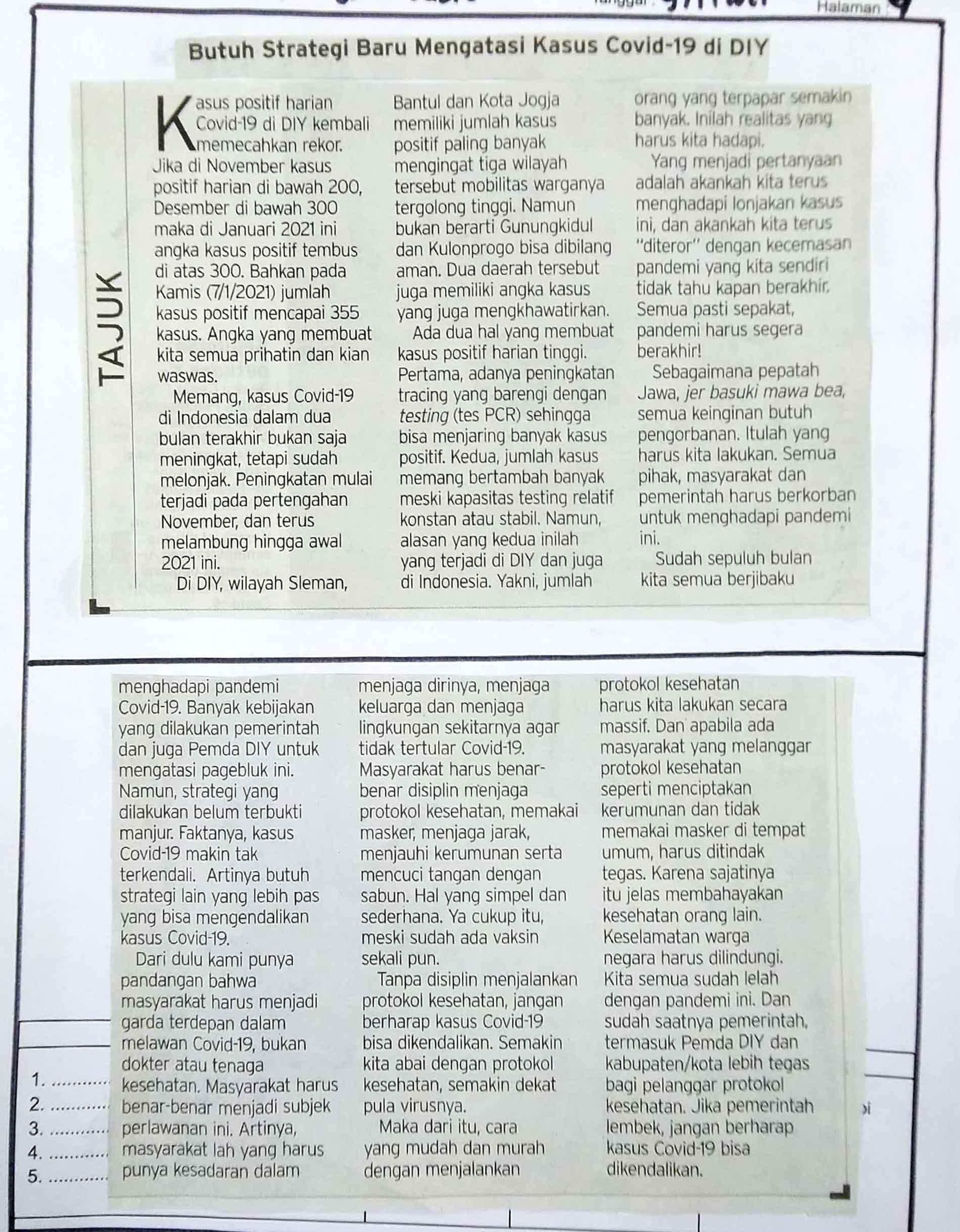 Kliping jogja terbaru