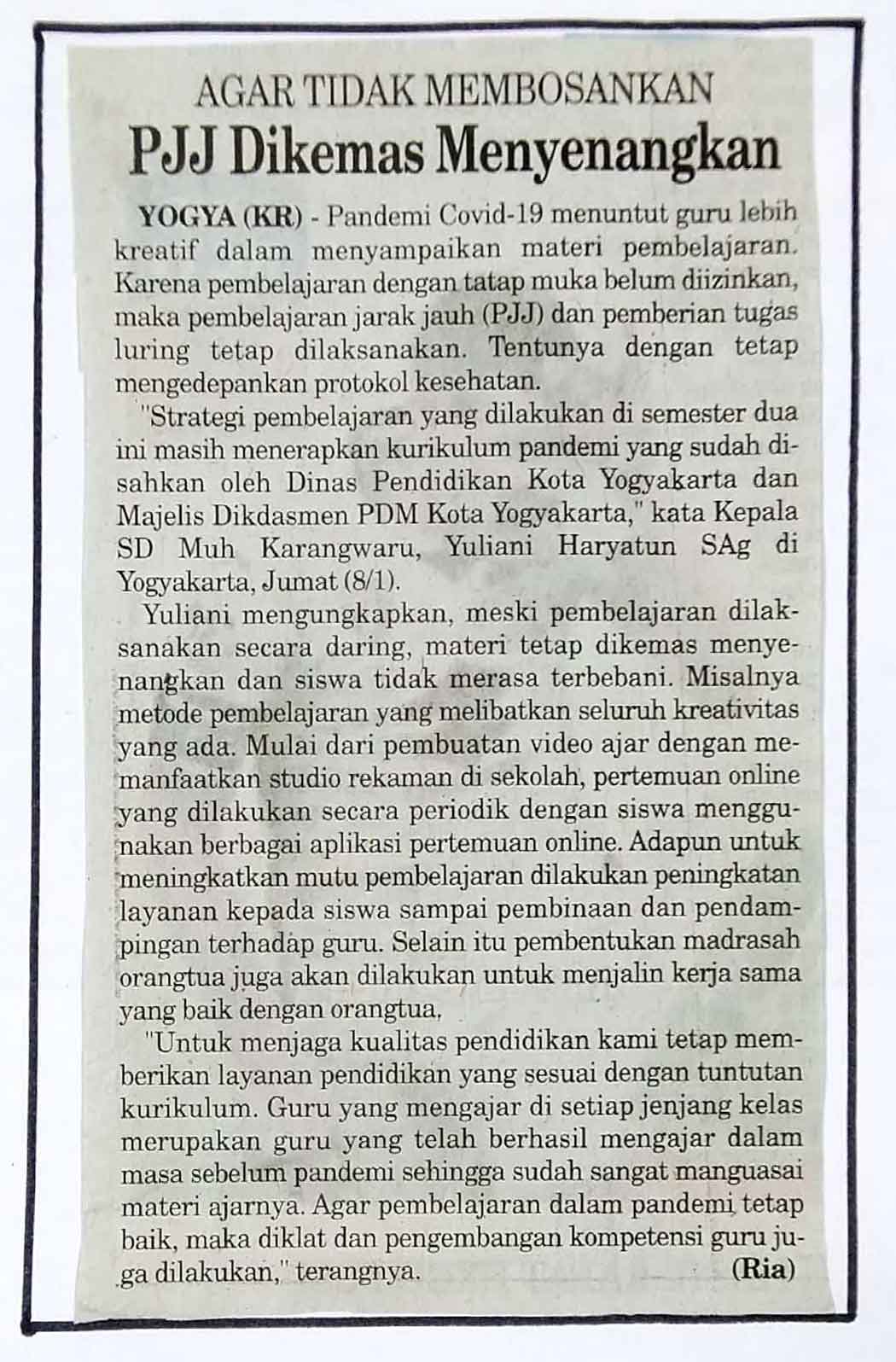 Kliping jogja terbaru