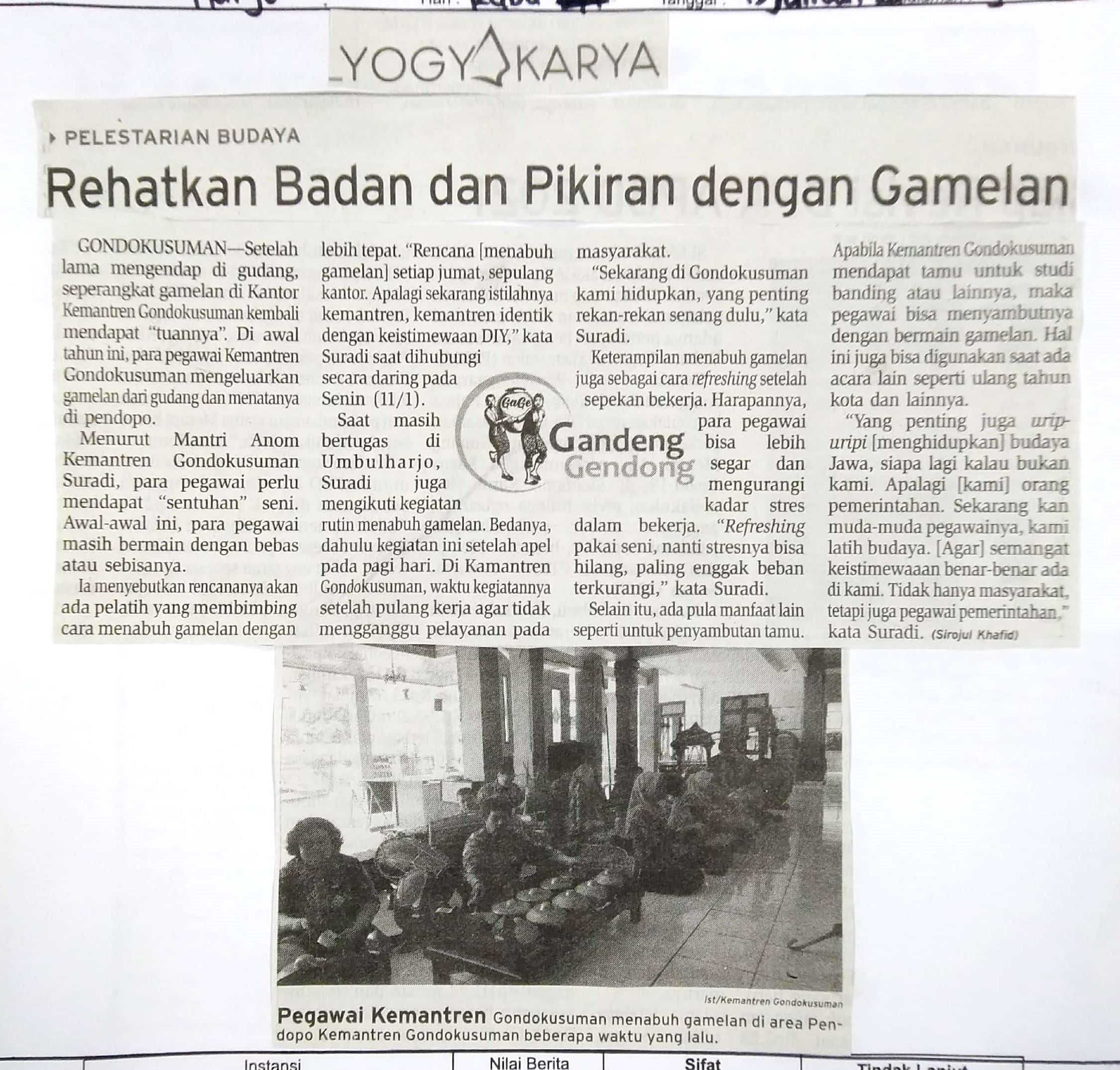 Kliping jogja terbaru