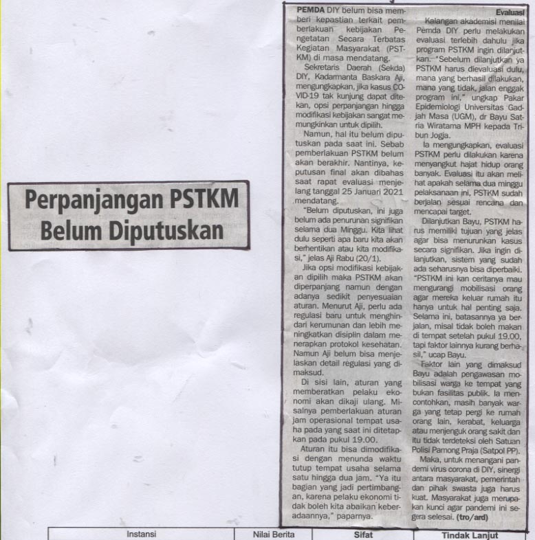 Kliping jogja terbaru