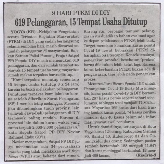 Kliping jogja terbaru