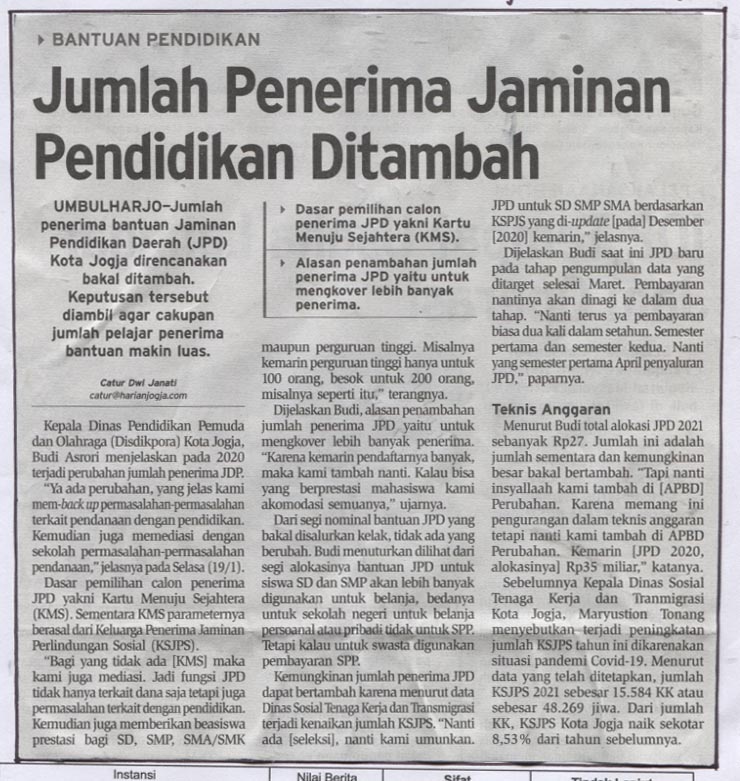 Kliping jogja terbaru