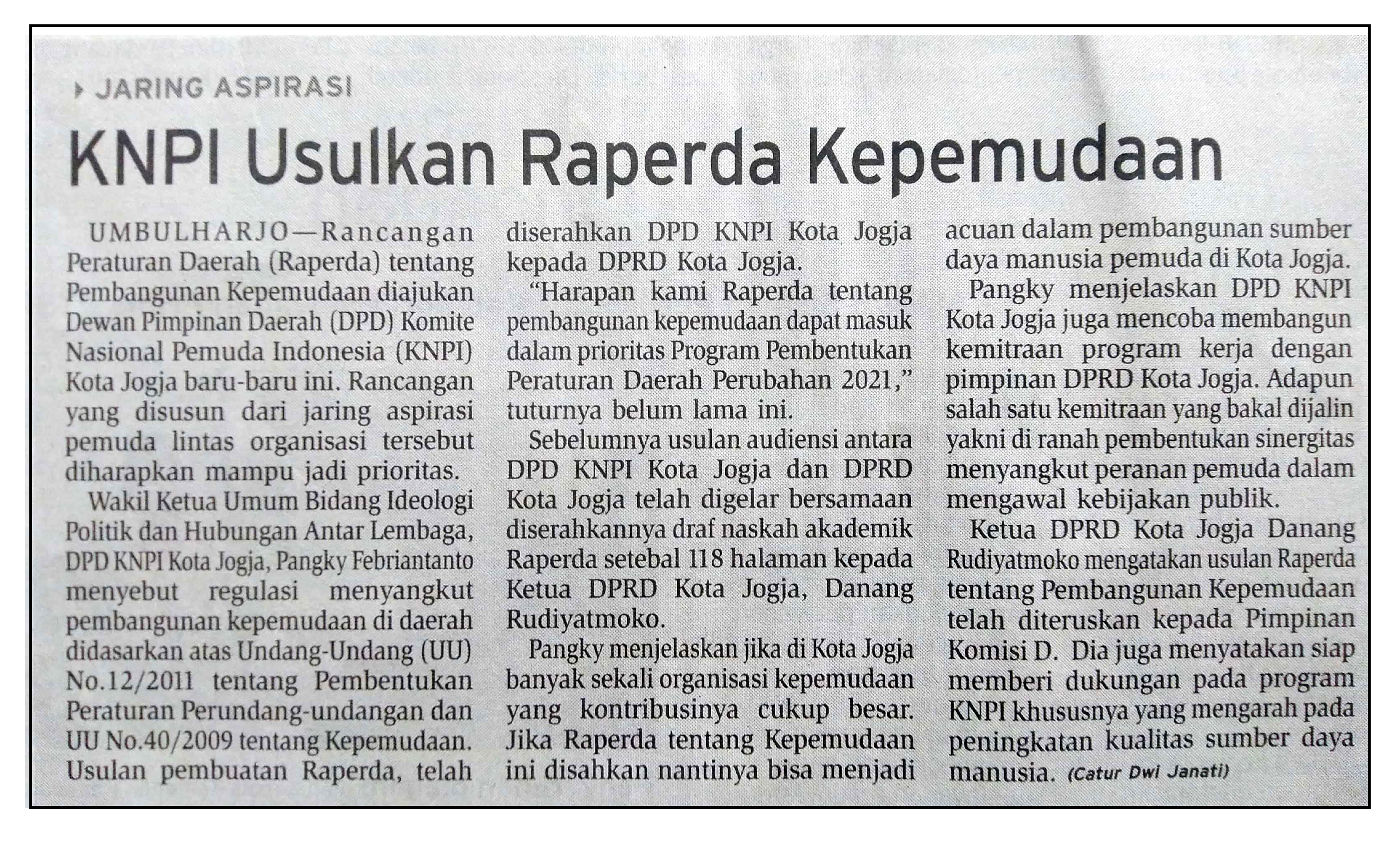 Kliping jogja terbaru