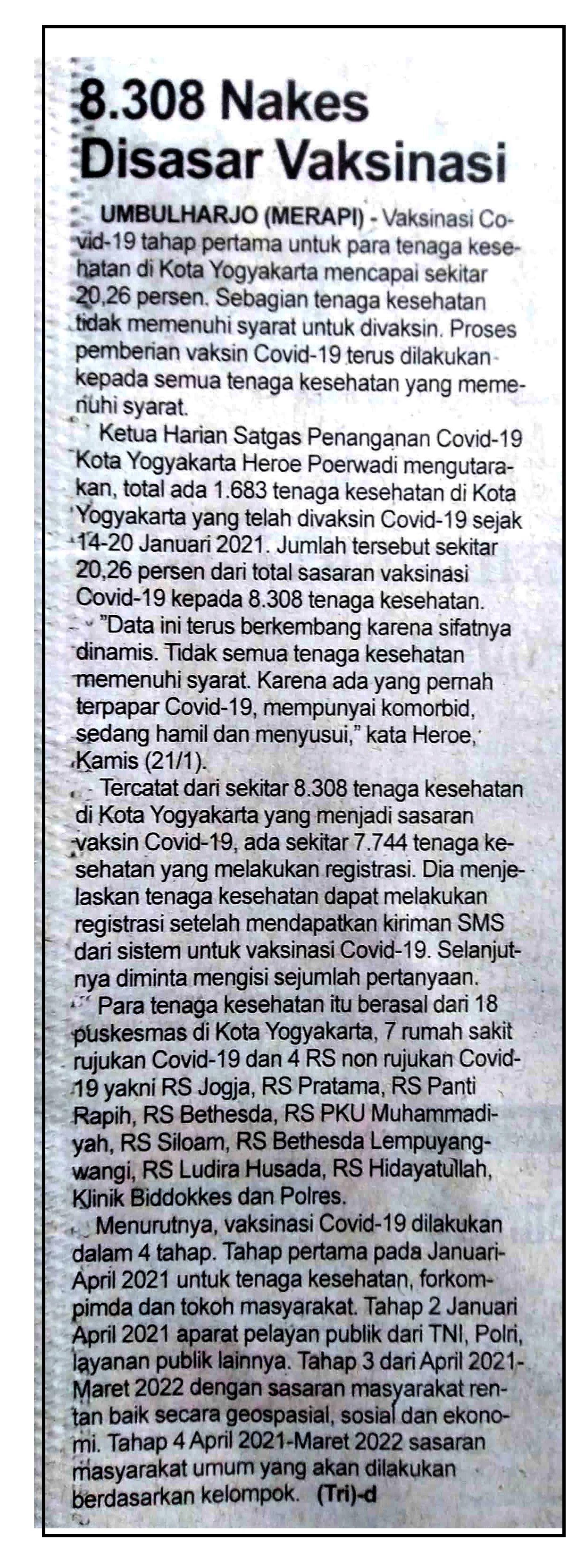 Kliping jogja terbaru