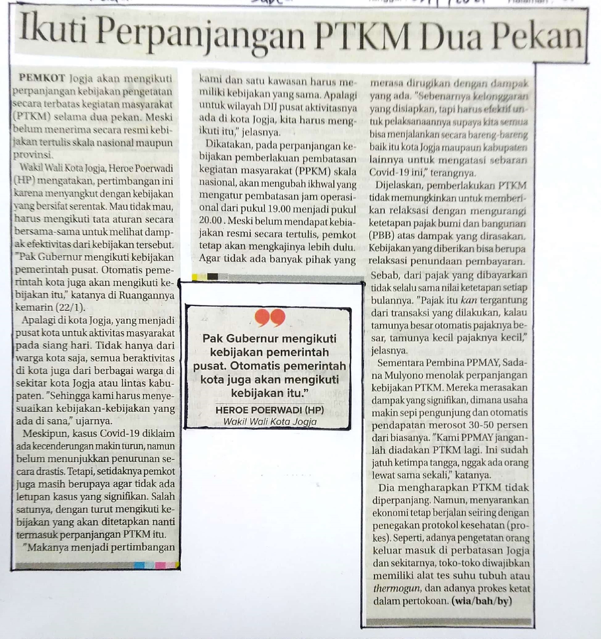 Kliping jogja terbaru