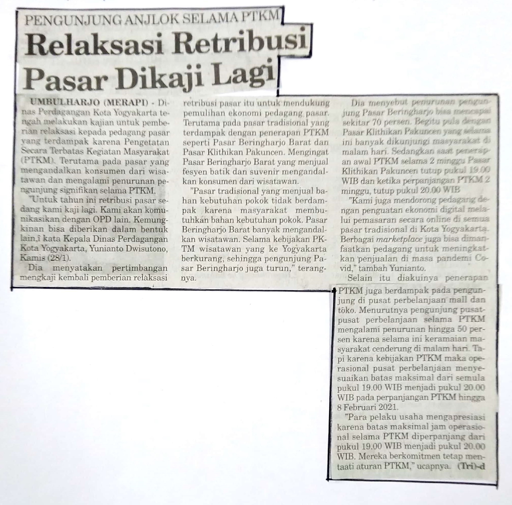 Kliping jogja terbaru