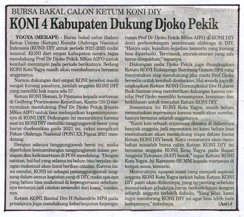 Kliping jogja terbaru