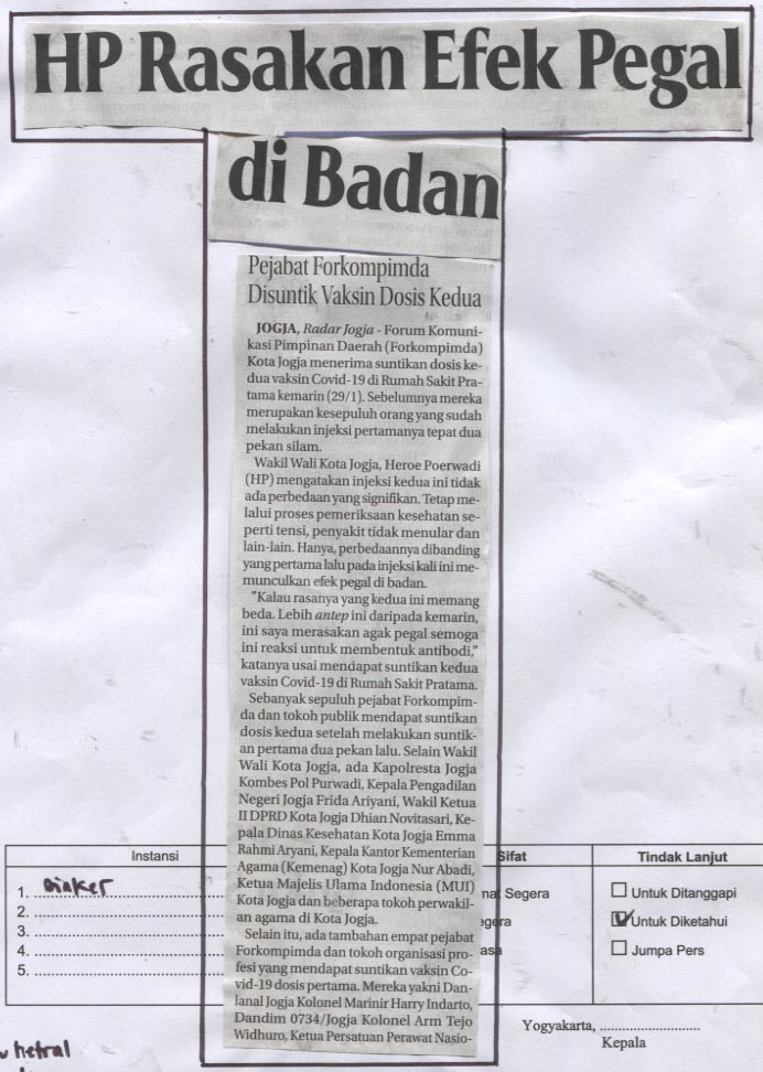 Kliping jogja terbaru