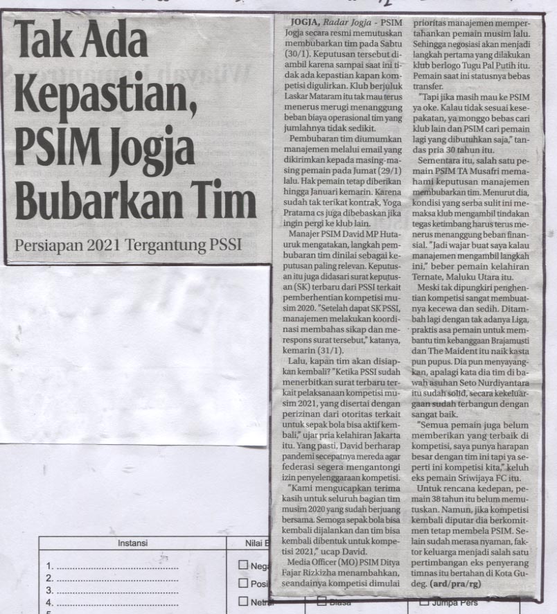 Kliping jogja terbaru