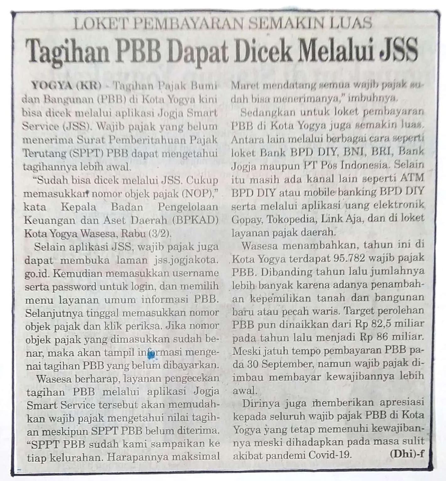 Kliping jogja terbaru