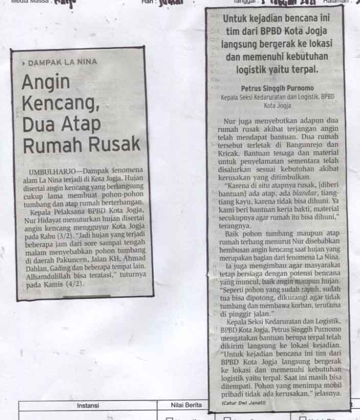 Kliping jogja terbaru