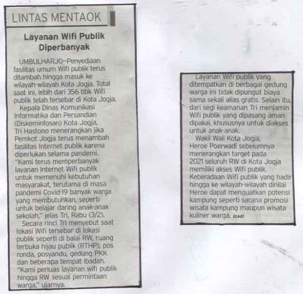 Kliping jogja terbaru